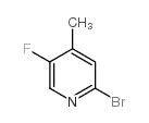 2-Bromo-5-fluoro-4-methylpyridine - Chemical structure and product image