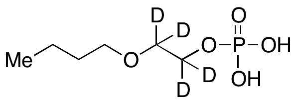 2-Butoxyethyl-d4 Phosphate - Chemical structure and product image