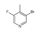 3-Bromo-5-fluoro-4-methylpyridine - Chemical structure and product image