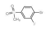 1-Bromo-2-fluoro-4-(methylsulfonyl)benzene - Chemical structure and product image