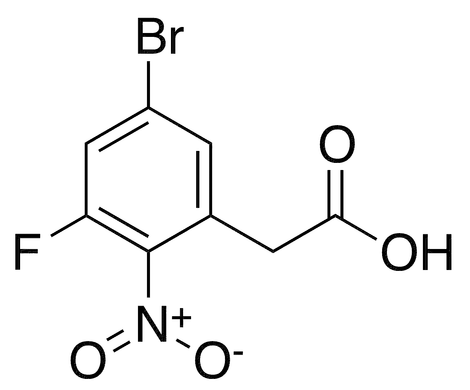 (5-Bromo-3-fluoro-2-nitrophenyl)acetic acid - Chemical structure and product image