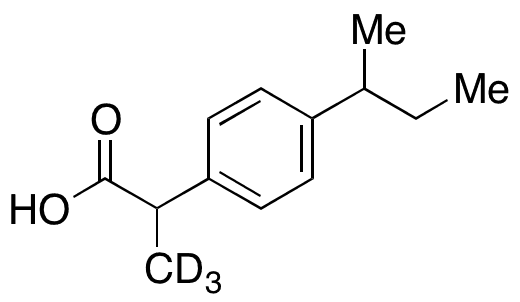 2-(p-sec-Butylphenyl)propionic Acid-d3 - Chemical structure and product image