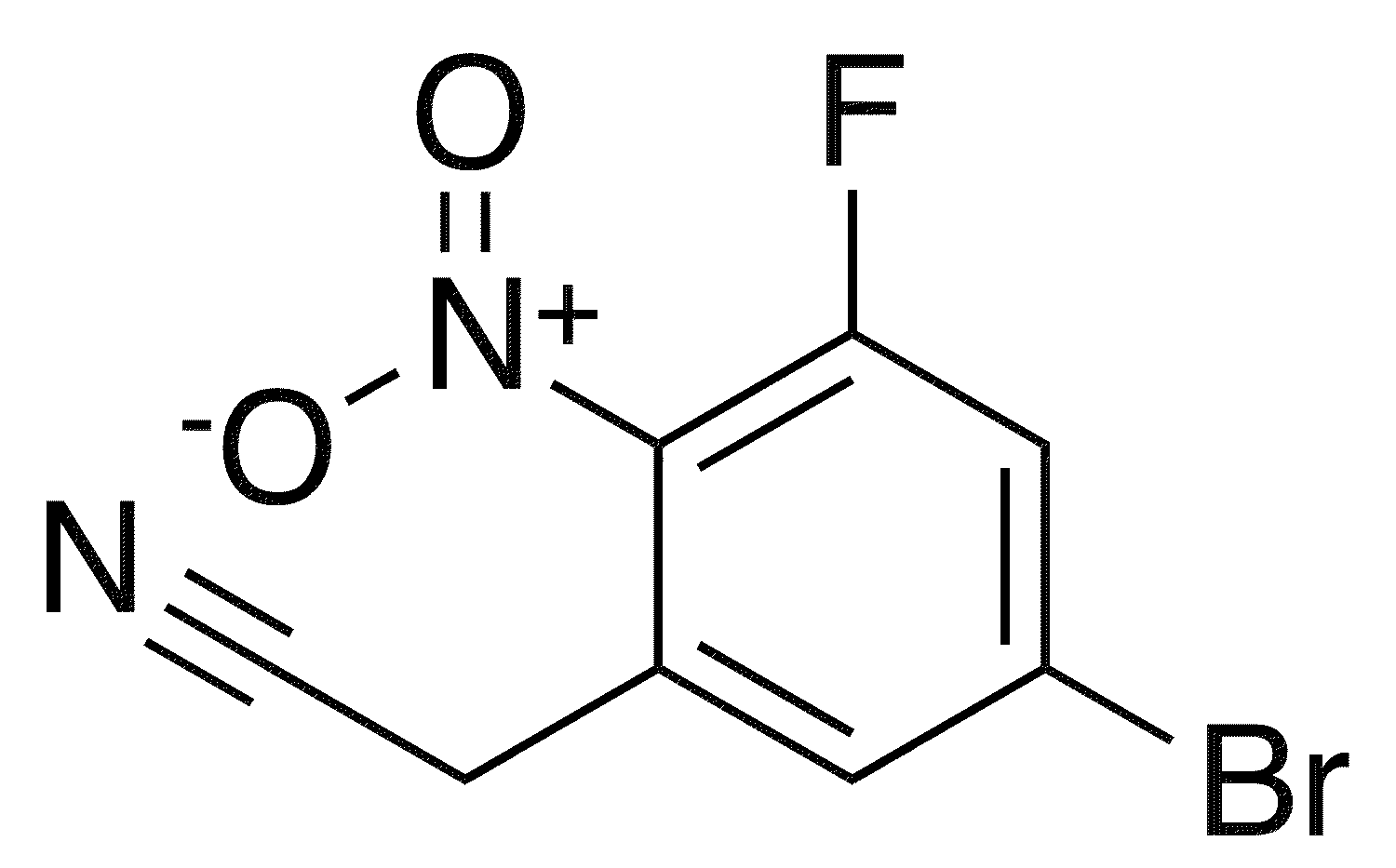 2-(5-Bromo-3-fluoro-2-nitrophenyl)acetonitrile - Chemical structure and product image