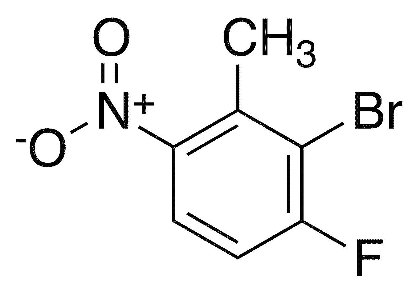 2-Bromo-3-fluoro-6-nitrotoluene - Chemical structure and product image