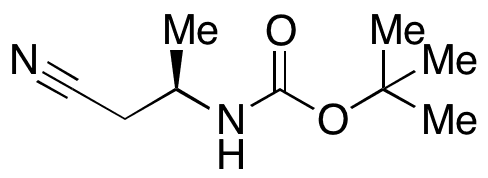 (R)-tert-Butyl (1-Cyanopropan-2-yl)carbamate - Chemical structure and product image