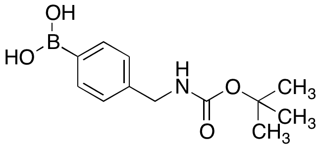 4-(N-Boc-aminomethyl)phenylboronic Acid - Chemical structure and product image