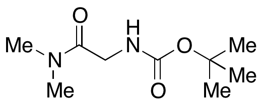 tert-Butyl (2-(Dimethylamino)-2-oxoethyl)carbamate - Chemical structure and product image