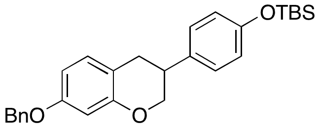 3-(4-((tert-Butyldimethylsilyl)oxy)phenyl)chroman-7-ol - Chemical structure and product image