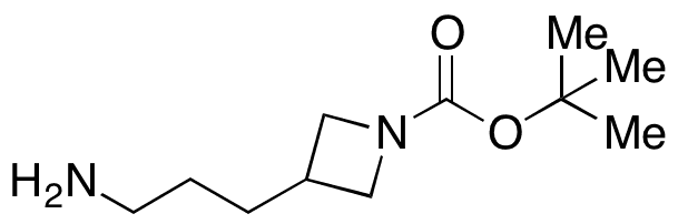 tert-Butyl 3-(3-Aminopropyl)azetidine-1-carboxylate - Chemical structure and product image