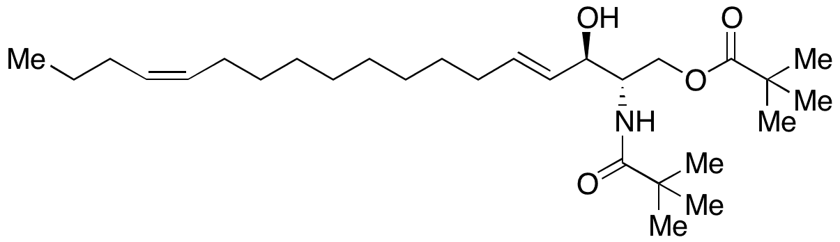 (4E,14Z)-2-Pivalamido-Sphingadienine-C18 Pivalate - Chemical structure and product image