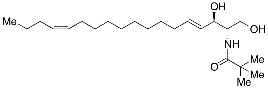 (4E,14Z)-2-Pivalamido-Sphingadienine-C18 - Chemical structure and product image