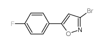 3-Bromo-5-(4-fluorophenyl)isoxazole - Chemical structure and product image