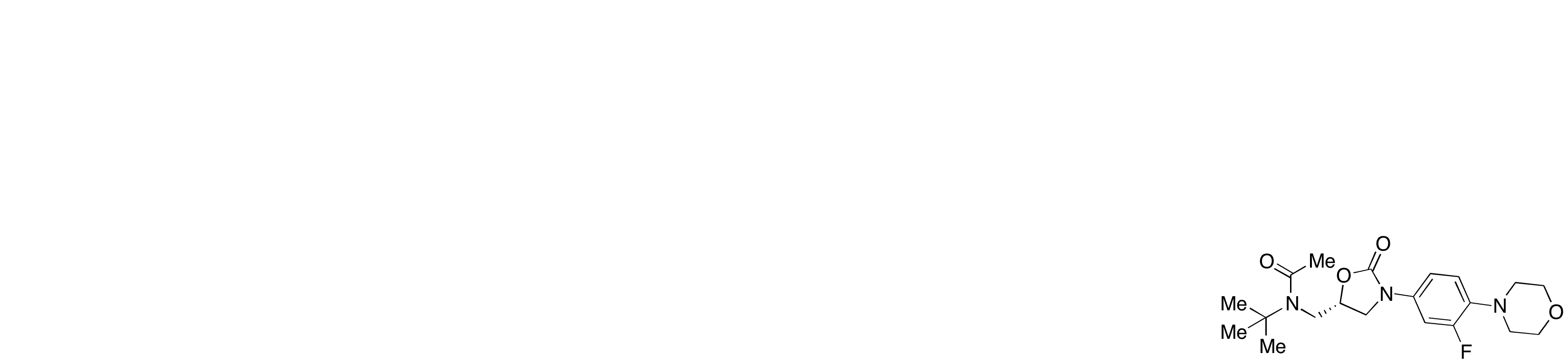 N-t-Butyl Linezolid - Chemical structure and product image