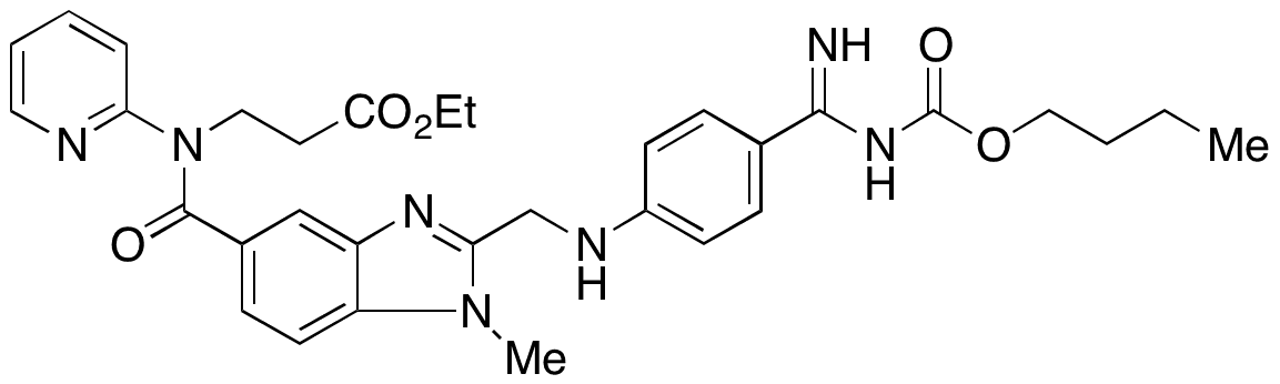 O-Butyl Dabigatran Ethyl Ester - Chemical structure and product image