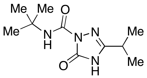 N-tert-Butyl-3-isopropyl-5-oxo-4,5-dihydro-1H-1,2,4-triazole-1-carboxamide - Chemical structure and product image