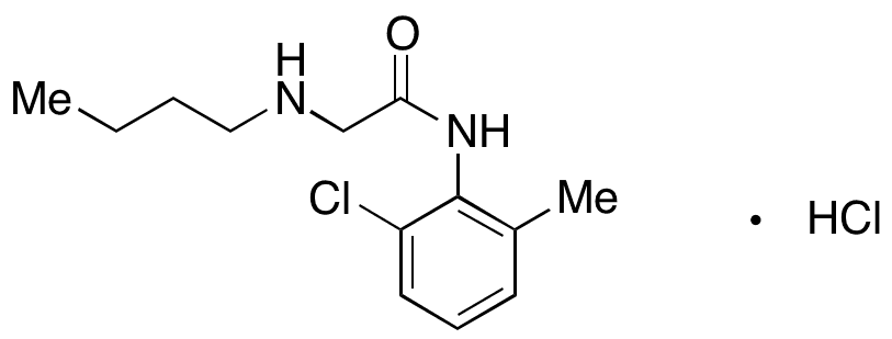 Butanilicaine Hydrochloride - Chemical structure and product image