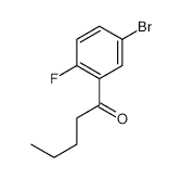 1-(5-Bromo-2-fluorophenyl)pentan-1-one - Chemical structure and product image