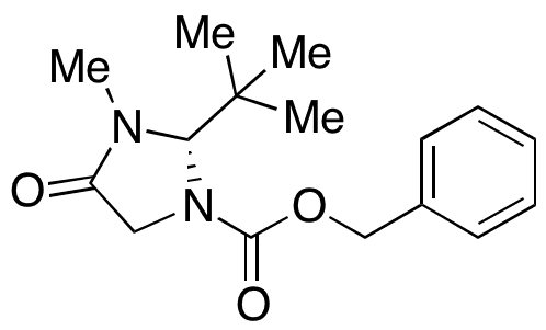 (S)-1-Z-2-tert-Butyl-3-methyl-4-imidazolidinone - Chemical structure and product image