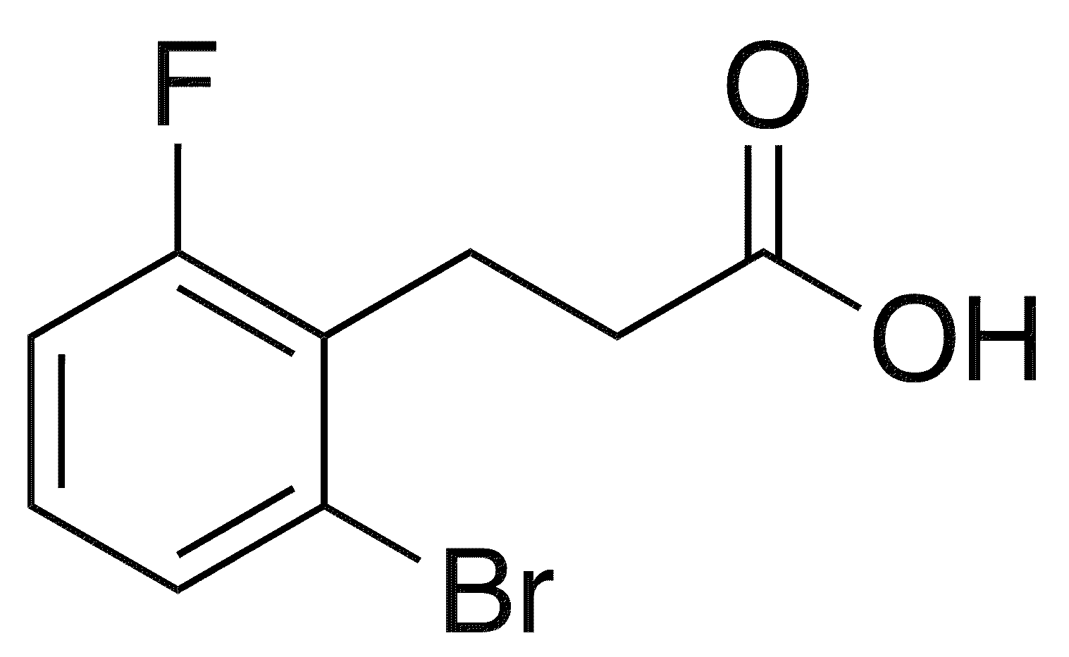 3-(2-Bromo-6-fluorophenyl)propanoic acid - Chemical structure and product image