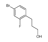 3-(4-Bromo-2-fluorophenyl)propan-1-ol - Chemical structure and product image