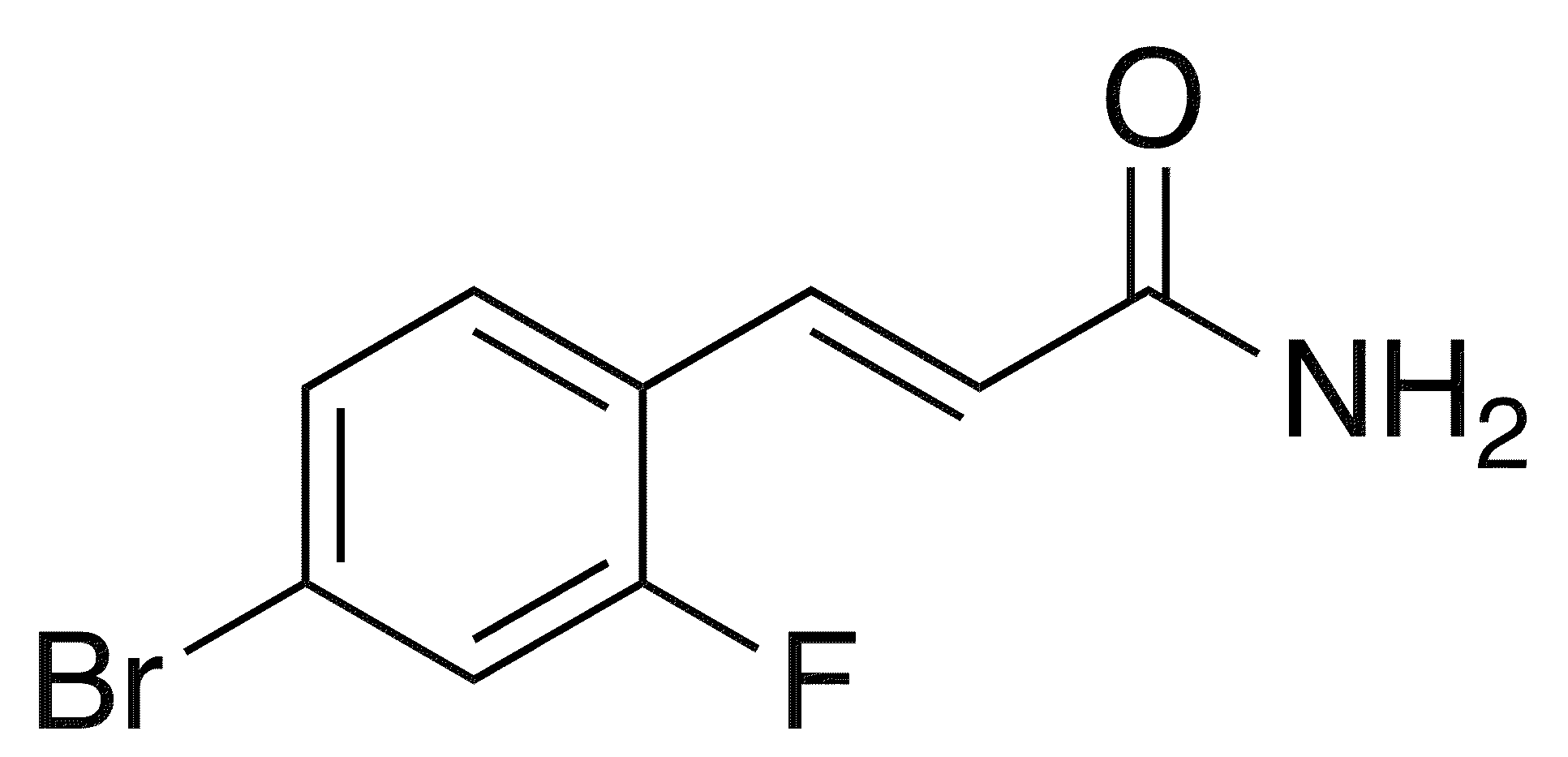 (2E)-3-(4-Bromo-2-fluorophenyl)prop-2-enamide - Chemical structure and product image
