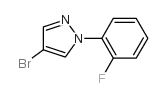 4-Bromo-1-(2-fluorophenyl)-1H-pyrazole - Chemical structure and product image
