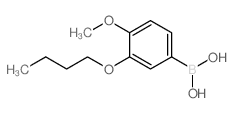 3-Butoxy-4-methoxyphenylboronic acid - Chemical structure and product image