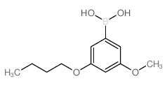 3-Butoxy-5-methoxyphenylboronic acid - Chemical structure and product image