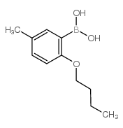 2-Butoxy-5-methylphenylboronic acid - Chemical structure and product image