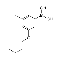 3-Butoxy-5-methylphenylboronic acid - Chemical structure and product image