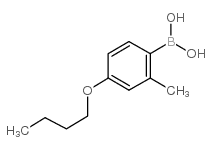 4-Butoxy-2-methylphenylboronic acid - Chemical structure and product image