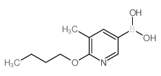 6-Butoxy-5-methylpyridine-3-boronic acid - Chemical structure and product image