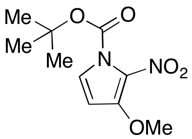 tert-Butyl 3-methoxy-2-nitro-1H-pyrrole-1-carboxylate - Chemical structure and product image