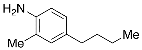 4-Butyl-2-methylaniline - Chemical structure and product image