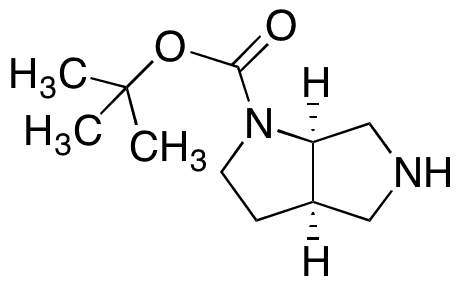 tert-Butyl (3aR,6aR)-Hexahydropyrrolo[3,4-b]pyrrole-1(2H)-carboxylate - Chemical structure and product image