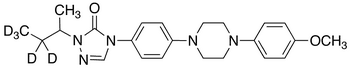 2-sec-Butyl-d5-4-{4-[4-(4-methyloxy-phenyl)-piperazin-1-yl]-phenyl}-2,4-dihydro-[1,2,4]-triazol-3-one - Chemical structure and product image