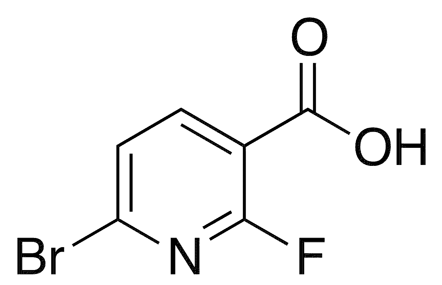 6-Bromo-2-fluoropyridine-3-carboxylic acid - Chemical structure and product image