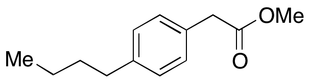 4-Butylbenzeneacetic Acid Methyl Ester - Chemical structure and product image