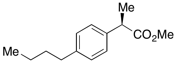 p-Butyl (R)-Ibuprofen Methyl Ester - Chemical structure and product image