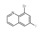 8-Bromo-6-fluoroquinoline - Chemical structure and product image