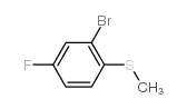 2-Bromo-4-fluorothioanisole - Chemical structure and product image