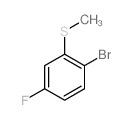2-Bromo-5-fluorothioanisole - Chemical structure and product image