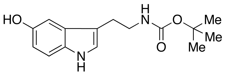 N-tert-Butyloxycarbonyl Serotonin - Chemical structure and product image