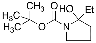 N-tert-Butyloxycarbonyl-2-ethyl-pyrrolidine - Chemical structure and product image
