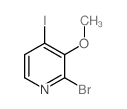 2-Bromo-4-iodo-3-methoxypyridine - Chemical structure and product image