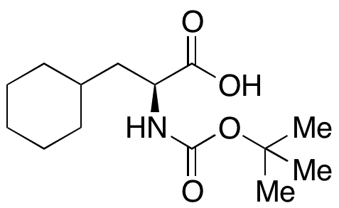 N-(tert-Butyloxycarbonyl)-L-cyclohexylalanine - Chemical structure and product image