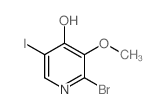 2-Bromo-5-iodo-3-methoxypyridin-4-ol - Chemical structure and product image