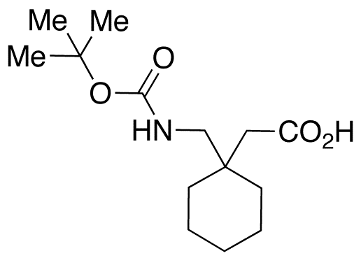 N-rt-Butyloxycarbonyl Gabapentin - Chemical structure and product image