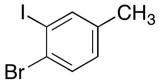 1-Bromo-2-iodo-4-methylbenzene - Chemical structure and product image