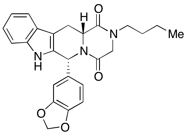 N-Butyl Nortadalafil - Chemical structure and product image